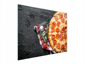 Üveg Vágódeszka 52x40 Pizza Edzett Üveg