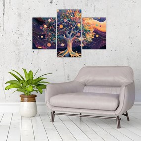 Kép – Lila fa tele energiával (90x60 cm)
