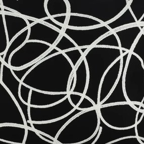 Eglo 420006 - Dekoratív párna CHEVERY 45x45 cm fekete/fehér