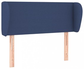 kék szövet fejtámla 103x23x78/88 cm