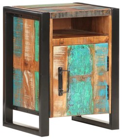 vidaXL tömör újrahasznosított fa éjjeliszekrény 40 x 35 x 55 cm