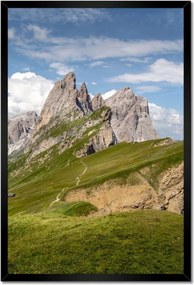 Poszterek keretben 40x60 Egy nap a hegyekben Hegyek Kilátás