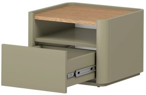 Elivo éjjeliszekrény 50 cm fiókkal - eukaliptusz / baltic dune tölgy