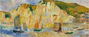 Kép - Auguste Renoir, Sea and Cliffs, reprodukciók (120x50 cm)