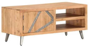 Tömör akácfa dohányzóasztal 90 x 45 x 40 cm