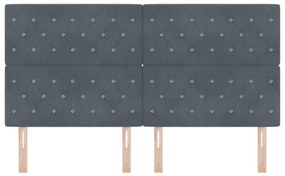 LED fejtámla sötétszürke 90 cm velúr