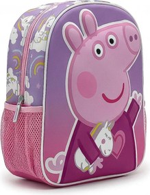 Peppa malac Unicorn 3D hátizsák, táska 30 cm