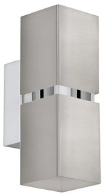 Eglo 96264 - LED Fali lámpa PASSA 2xGU10/4.3W/230V szögletes