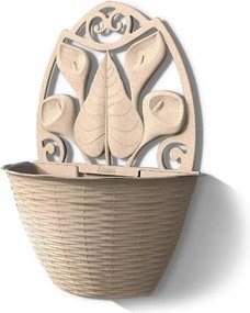 Bama Függő virágcserép Gerla 32 cm, világosbarna