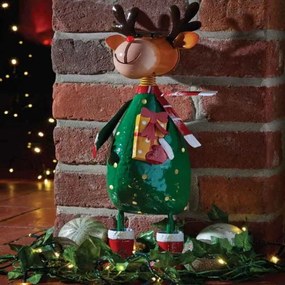 Karácsonyi Polka Rudolph a rénszarvas figura 44 cm
