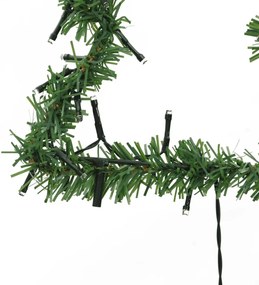 karácsonyfa fénydekoráció 3 db cövekkel 50 LED 30 cm
