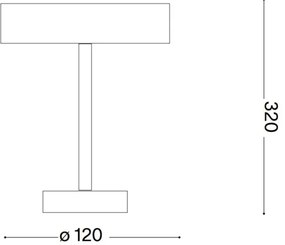 Ideal Lux - TOFFEE LED/2W/230V CRI 90 IP54 fekete kültéri érintőlámpa
