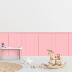 PIPPER. Textil öntapadó tapéta - Egy téglalap - Cukorka rózsaszín színű Méret: 80cm, Szín: Sápadt