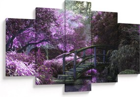 A lila kert képe (150x105 cm)