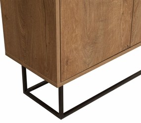 Zuri Walnut and Black szekrény