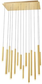 Redo 01-2054 - LED Csillár zsinóron MADISON 14xLED/4W/230V arany