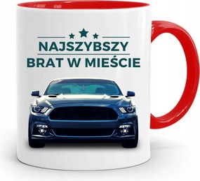 Piros Bögre Testvérnek A Leggyorsabb A Városban fényképes nyomattal