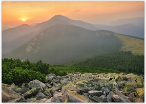 Poszterek A0 Szint Hegyi táj Tájkép