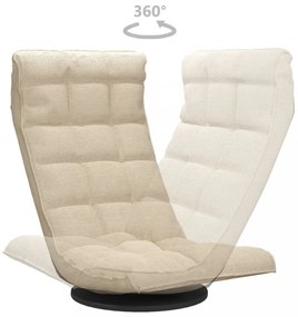 forgó irodaszék krémszínű szövettel