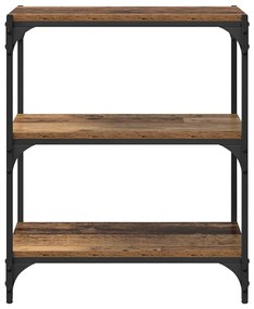 Könyvespolc Régi fa 60 x 33 x 71 cm Faanyag