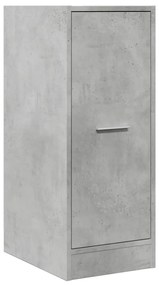 betonszürke szerelt fa patikaszekrény 30 x 41 x 77,5 cm