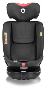 Lionelo - i-Size autósülés 40-150 cm, forgatható alap, fekete/piros