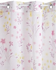 140/250 Virágmintás Függöny 1DB