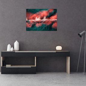 Kép - Robbanás a kerozinban (üvegen) (70x50 cm)