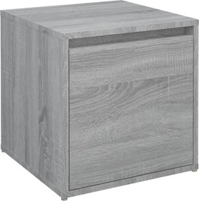 vidaXL szürke sonoma színű szerelt fa tárolódoboz 40,5 x 40 x 40 cm