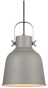 Nordlux - Csillár zsinóron ADRIAN 1xE27/25W/230V átm. 25 cm szürke