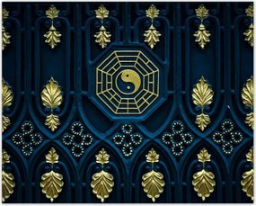 Poszterek 50x40 Absztrakt Arany harmónia