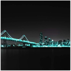 Poszterek 140x140 Türkiz fények