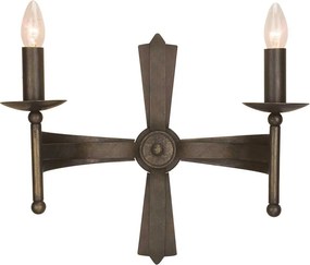 Elstead Lighting CROMWELL CW2-OLD-BRZ Fali lámpa 2x60W/E14