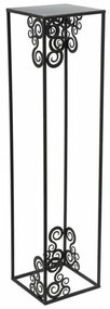 Virágállvány 80x24 cm fekete