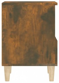 füstös tölgy színű éjjeliszekrény 40x35x50 cm