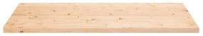 tömör fenyőfa téglalap alakú asztallap 110 x 60 x 2,5 cm
