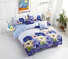 GERBERA krepp ágynemű 140x200 cm Ágynemű mérete: 140x200 cm, A csomag tartalma: 3 Készletcsomagolás