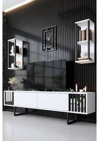 TV szekrény Chrome Line - White, Black