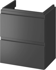 Cersanit Moduo szekrény 49.5x34.5x57 cm Függesztett, mosdó alatti antracit S590-075-DSM