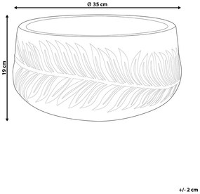Virágtartó 19 cm Fiero (fehér). 1075119