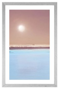 Poszter paszportuval horizont vonal