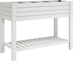 vidaXL fehér polipropilén magaságyás 110x45x79 cm