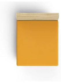 Sárga gumis pamut lepedő 160x200 cm - Mijolnir