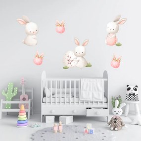 PIPPER. Textil falmatrica "Húsvéti nyuszik"
