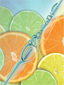 Fotótapéta Citrom frissesség Narancs lime citrom 206x275 +ragasztó