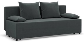 Nobu kanapé, bársony, szürke