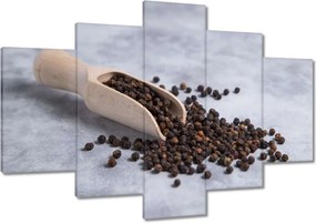 Vászonkép 120x80 Bors fekete fűszerkeverék