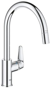 GROHE 30562000 - START CURVE 357 mm-es mosogatócsaptelep, fényes króm