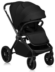 Lionelo - Kombinált 2 az 1-ben babakocsi MIKA PLUS Fekete ónix