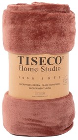 Rózsaszín mikroplüss takaró, 130 x 160 cm - Tiseco Home Studio